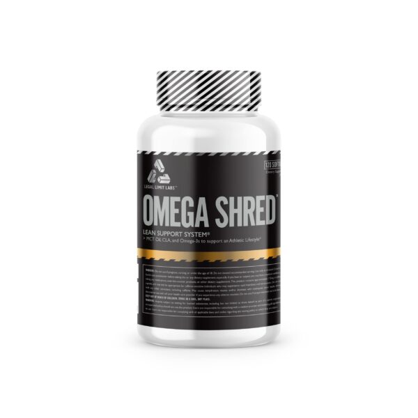 Frasco de Omega Shreds con MCT, CLA y DHA de Legal Limit Labs