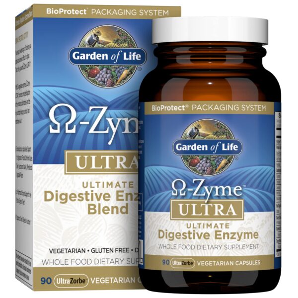 Frasco de Omega Zyme Ultra de Garden of Life
