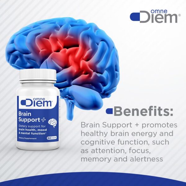 Frasco de Omne Diem Brain Support con Cerenx