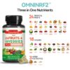 Frasco de OmniNrf2 con 90 cápsulas para salud digestiva