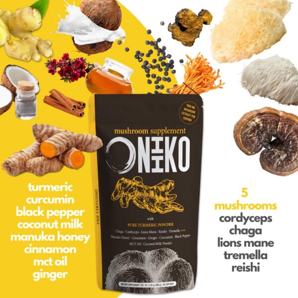 Frasco de ONIIKO Suplemento de Hongos