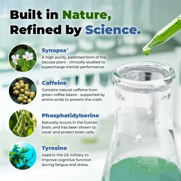 Frasco Optimind nootrópicos ingredientes naturales para cerebro