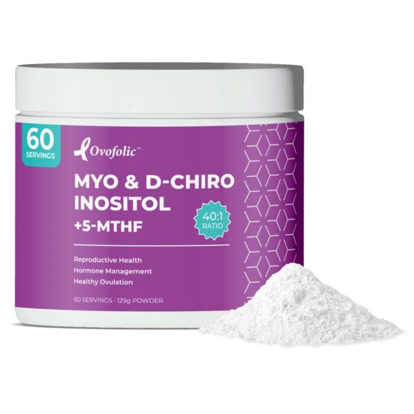 Frasco Ovofolic suplemento para SOP balance hormonal