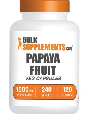 Frasco de Papaya Extract Capsulas