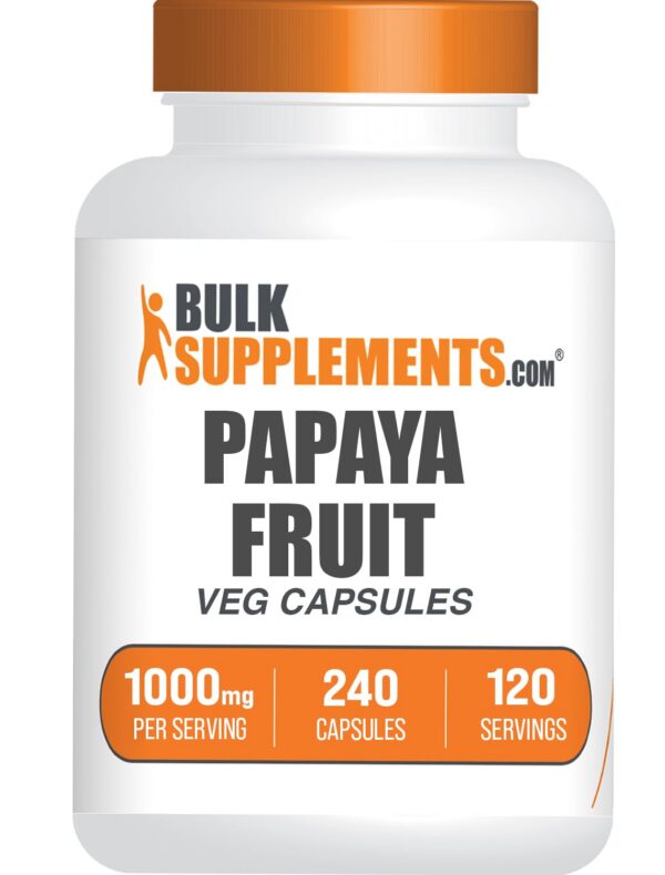Frasco de Papaya Extract Capsulas
