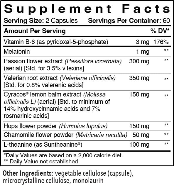 Frasco Patient One Sleep Care para descanso profundo