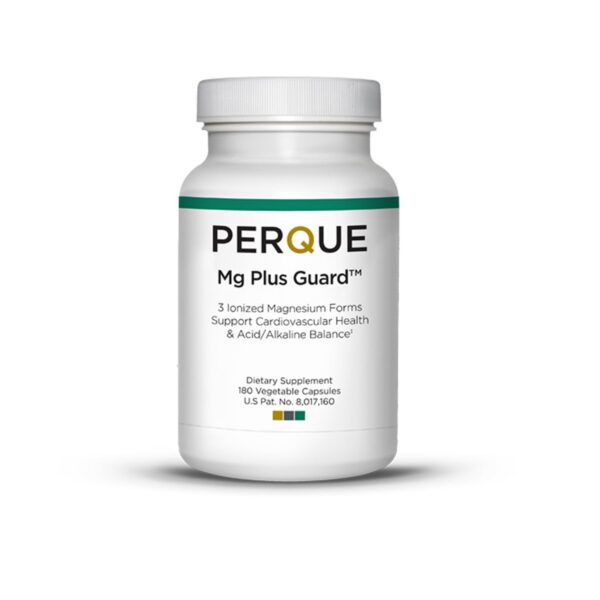Version 1.0.0 Frasco PERQUE Mg Plus Guard magnesio alta absorción 180 cápsulas