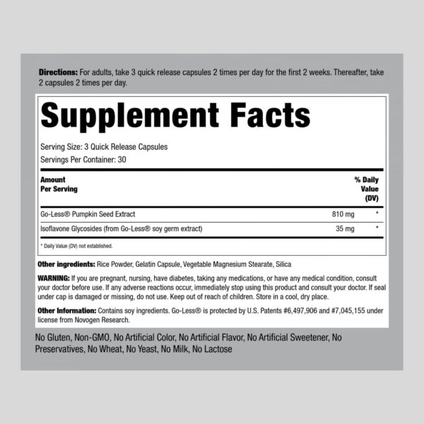 Frasco de Píldoras de Control de Vejiga Piping Rock