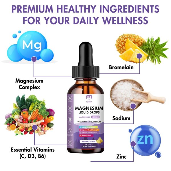 Frasco con sabor piña y etiqueta