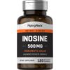 Frasco de Piping Rock Inosina 500mg 120 cápsulas