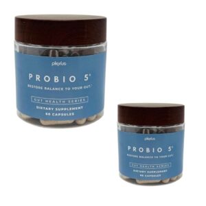 Frasco PLEXUS ProBio 5 con 60 cápsulas probióticas pack 2
