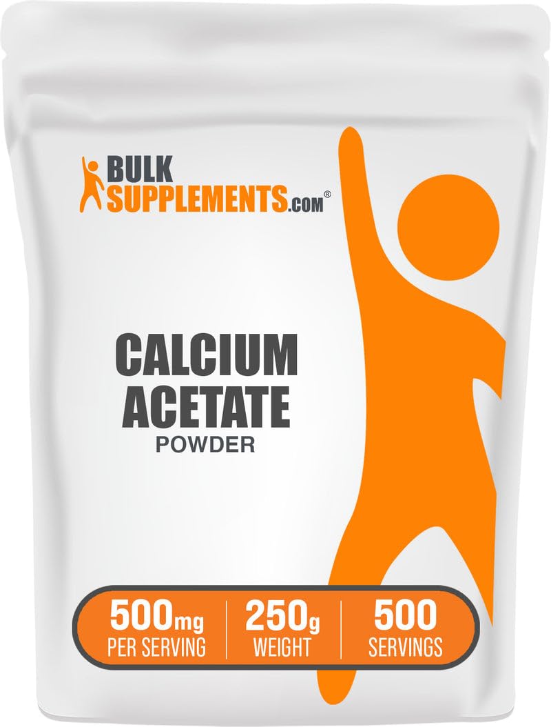 BulkSupplements Calcium Acetate Powder