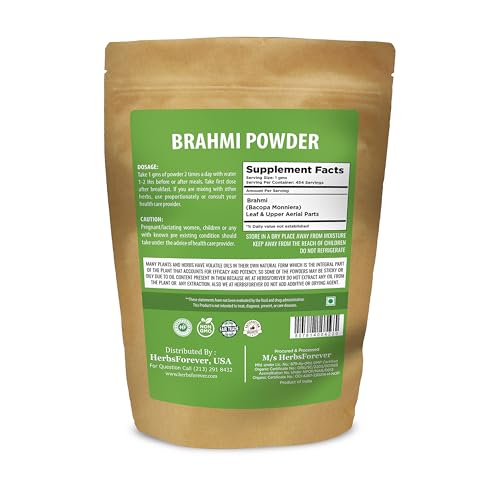 Version 1.0.0 Frasco de polvo Brahmi puro marca HerbsForever