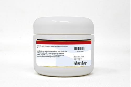 Etiqueta del ungüento Echinacea Purpurea Bianca Rosa 2 oz