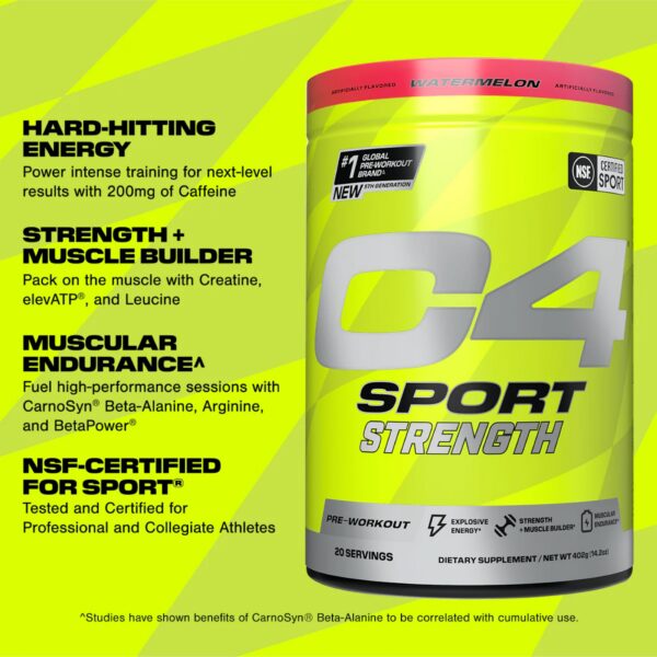 Frasco pre-entreno Cellucor C4 Sport Strength
