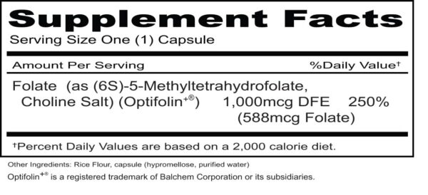 Frasco Priority Folate Priority One Vitamins