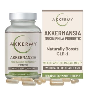 Version 1.0.0 Frasco probiótico Akkermansia para peso saludable 60 cápsulas