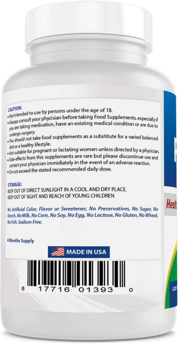 Frasco probiótico Best Naturals 120 cápsulas sin refrigeración