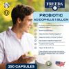 Version 1.0.0 Frasco FREEDA probiótico para salud digestiva