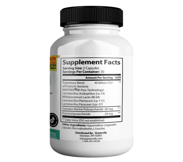 Version 1.0.0 Frasco probiótico oral Probiotia Max para salud dental