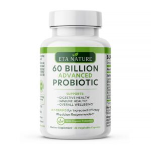 Version 1.0.0 Frasco de probióticos avanzados ETANATURE para hombres