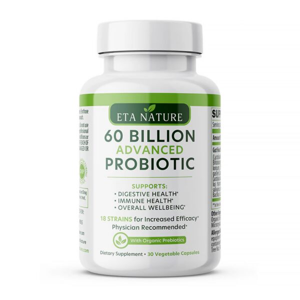 Version 1.0.0 Frasco de probióticos avanzados ETANATURE para hombres