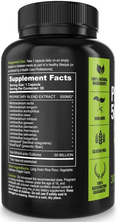 Frasco probióticos DNA SHIFT para hombres y mujeres salud digestiva