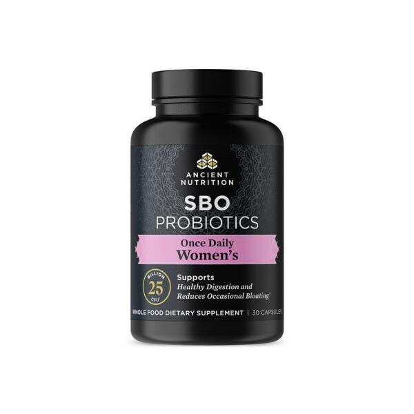 Frasco de probióticos para mujeres de Ancient Nutrition 30 cápsulas