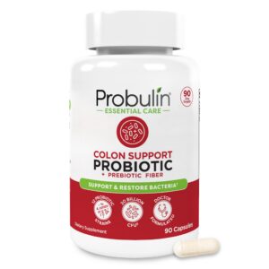 Version 1.0.0 Frasco Probulin probiótico soporte colon 90 cápsulas