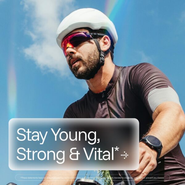 Vista lateral del frasco con etiqueta