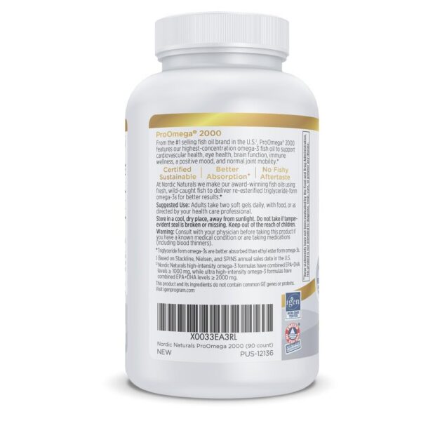 Frasco ProOmega 2000 sabor limón