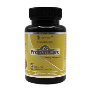Frasco de ProstatiCare suplemento herbal para la próstata