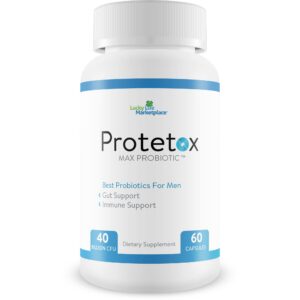 Version 1.0.0 Frasco Protetox Max Probiotic apoyo salud digestiva