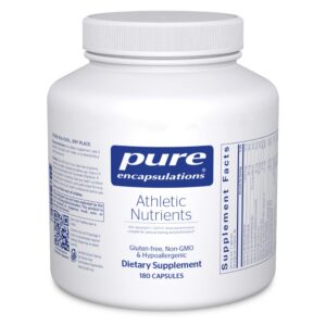 Version 1.0.0 Frasco de Pure Encapsulations Athletic Nutrients 180 cápsulas