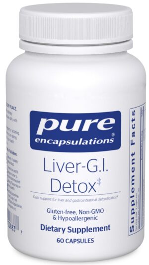 Frasco Pure Encapsulations Liver-G.I. Detox 60 cápsulas