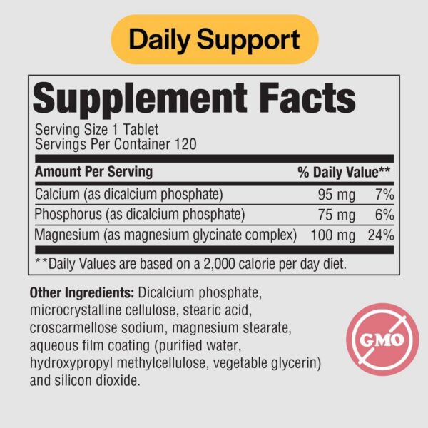 Frasco con 120 tabletas PureFormulas Magnesio glicinato