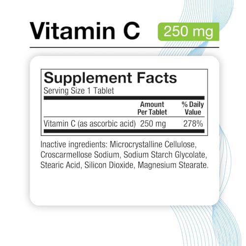 Frasco Puregen Labs Vitamina C 250mg para inmunidad