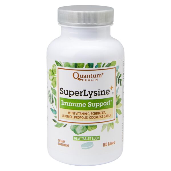Version 1.0.0 Frasco de Quantum Health Super Lysine+ 180 tabletas