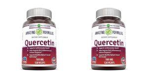 Frasco de Amazing Formulas Quercetina 500 mg