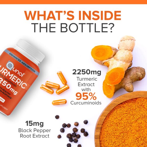 Frasco Qunol cúrcuma con extracto de pimienta negra