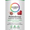 Frasco Rainbow Light Probiolicious gomitas