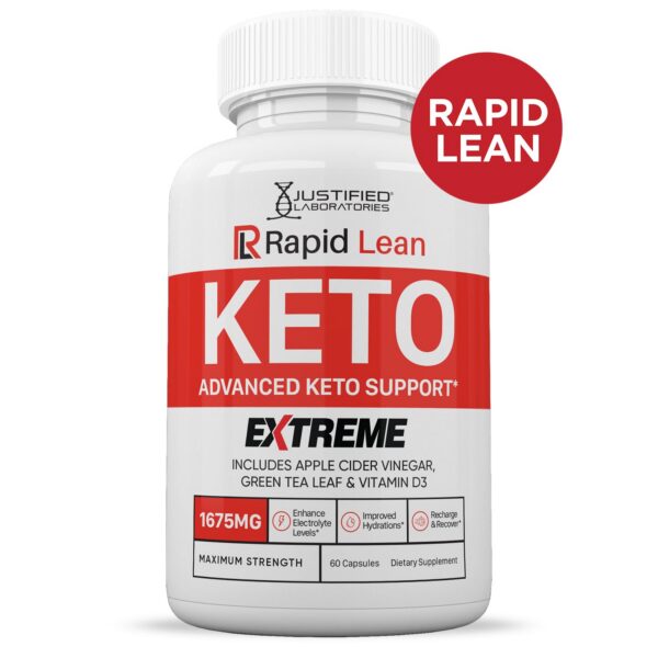 Frasco Rapid Lean Keto ACV Extreme Pills