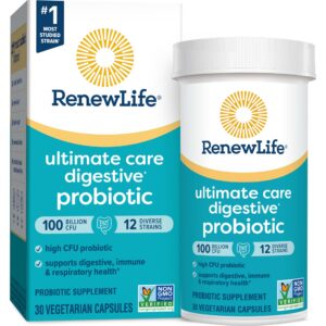 frasco renov life ultimate care probioticos 100 mil millones 30 caps