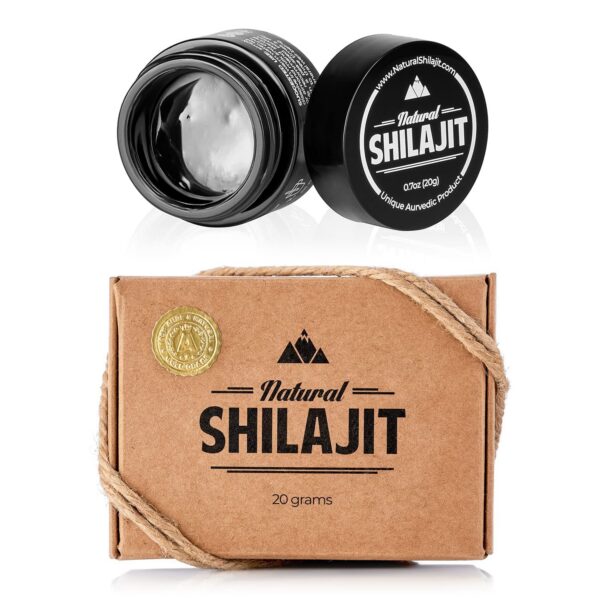 Frasco resina pura SHILAJIT natural Altai 20 gramos
