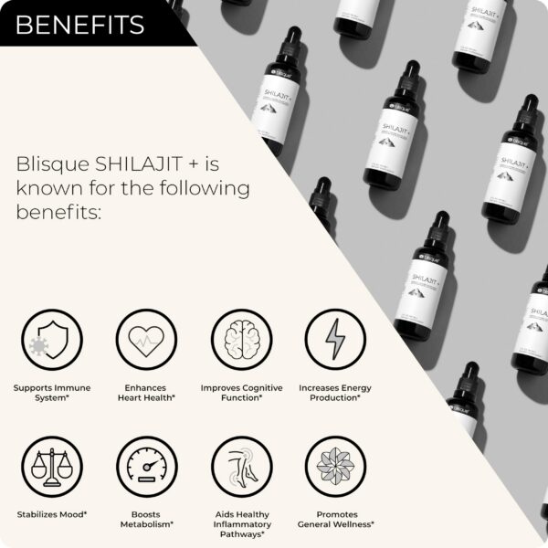 Frasco resina Shilajit original Blisque 2 oz Himalaya