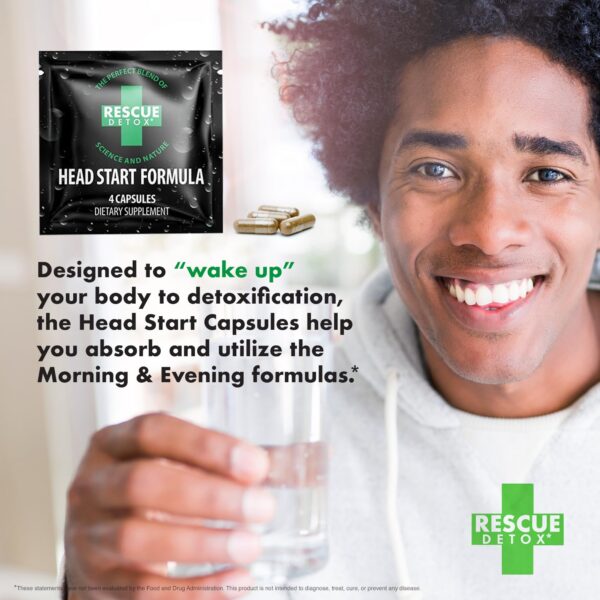 Frasco respaldo Rescue Detox para detox corporal