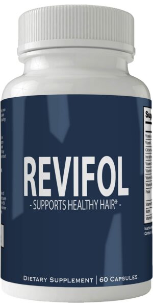 Version 1.0.0 Frasco Revifol suplemento cabello piel uñas biotina vitaminas