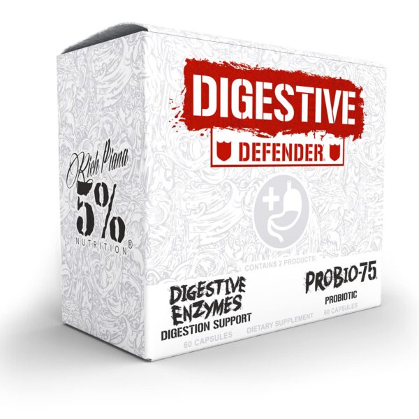 Frasco de Rich Piana Digestive Defender