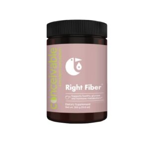 Frasco Right Fiber suplemento fibra prebiótica 2 meses