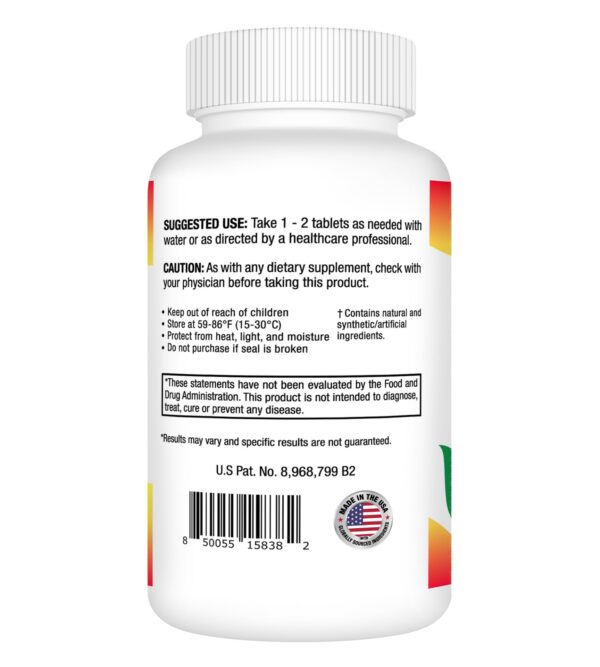 Frasco Rise-N-Shine suplemento energético 40 tabletas